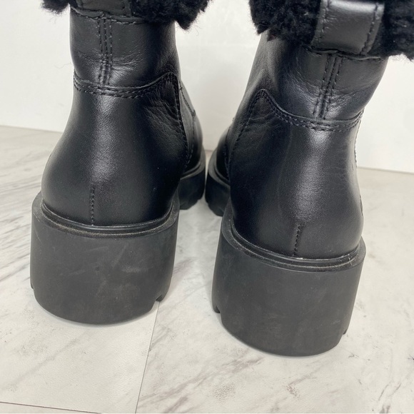 UGG Czeriesa Black Leather Boot 9 1/2 - Picture 4 of 15